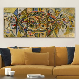 Wallity Lienzo Decorativo Desert de Richard Pousette Dart, 50 x 120 cm